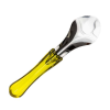 Spatola Professionale Gelato in Acciaio Inox 18/10 con Manico Trasparente 26 cm - Giallo