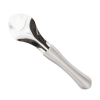 Spatola Professionale Gelato con Manico Ergonomico Bianco in PP e Acciaio Inox 18/10