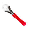 Spatola Professionale Gelato con Manico Ergonomico Rosso in PP e Acciaio Inox 18/10