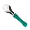 Spatola Professionale Gelato con Manico Ergonomico Verde in PP e Acciaio Inox 18/10