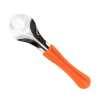 Spatola Professionale Gelato con Manico Ergonomico Arancione in PP e Acciaio Inox 18/10