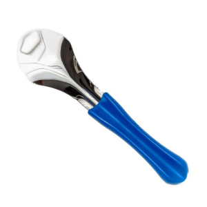 Spatola Professionale Gelato con Manico Ergonomico Blu in PP e Acciaio Inox 18/10 - 6 pezzi