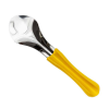 Spatola Professionale Gelato con Manico Ergonomico Giallo in PP e Acciaio Inox 18/10