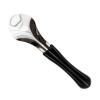 Spatola Professionale Gelato con Manico Ergonomico Nero in PP e Acciaio Inox 18/10