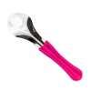 Spatola Professionale Gelato con Manico Ergonomico Fucsia in PP e Acciaio Inox 18/10