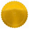 Vassoio Tondo Cappato Ø 22 cm Oro/Nero – Cartone da 5 kg