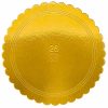 Vassoio Tondo Cappato Ø 26 cm Oro/Nero – Cartone da 5 kg