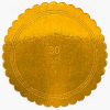 Vassoio Tondo Cappato Ø 30 cm Oro/Nero – Cartone da 5 kg