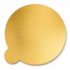 Vassoio Monoporzione PAP Tondo Liscio Ø 10 cm Oro/Nero - Cartone da 5kg